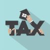 Home Tax Typography Design.