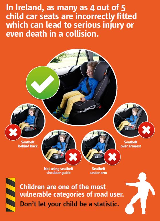 Child restraints in cars | PG McMahon Solicitors LLP